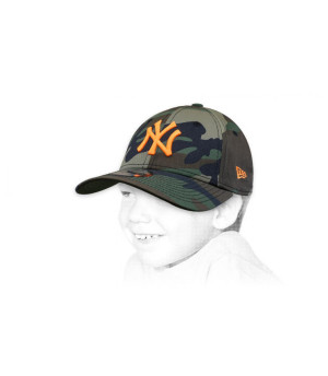 casquette enfant NY camo Casquette Kids Camo Ess NY woodland neon orange